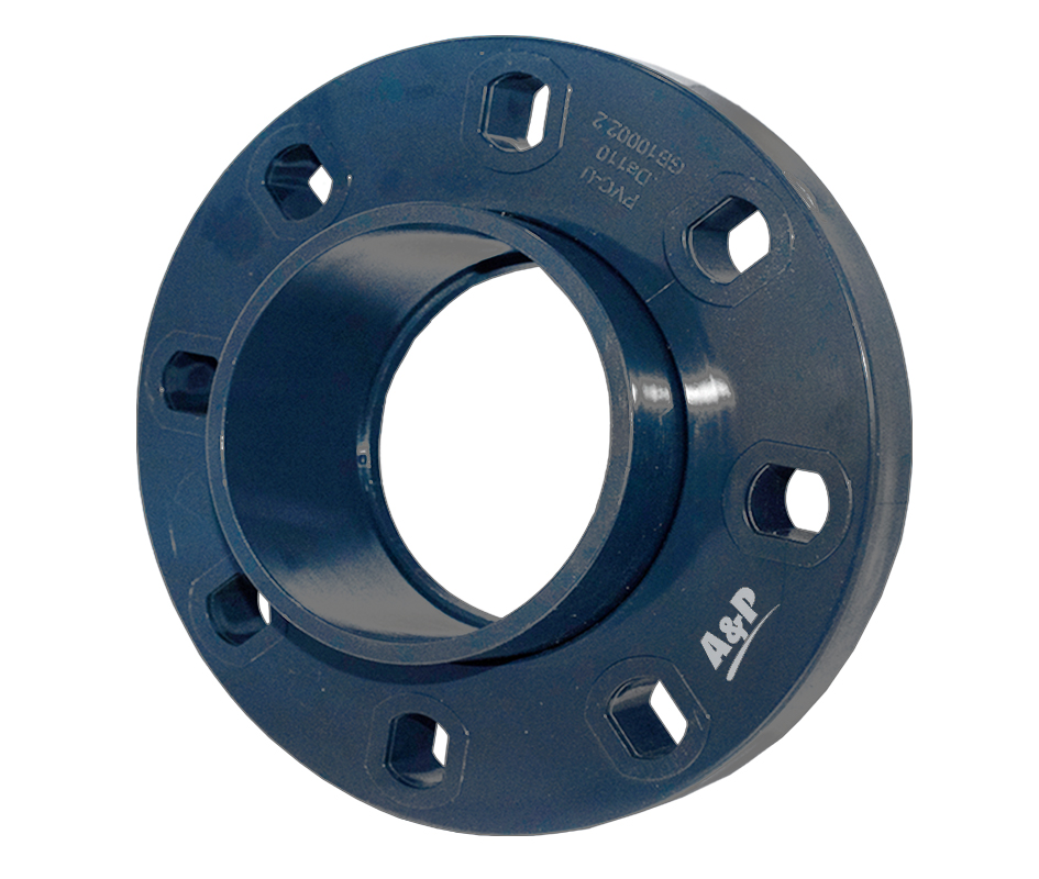 Brida Loca Pvc Presión Color Grey Dark 90mm