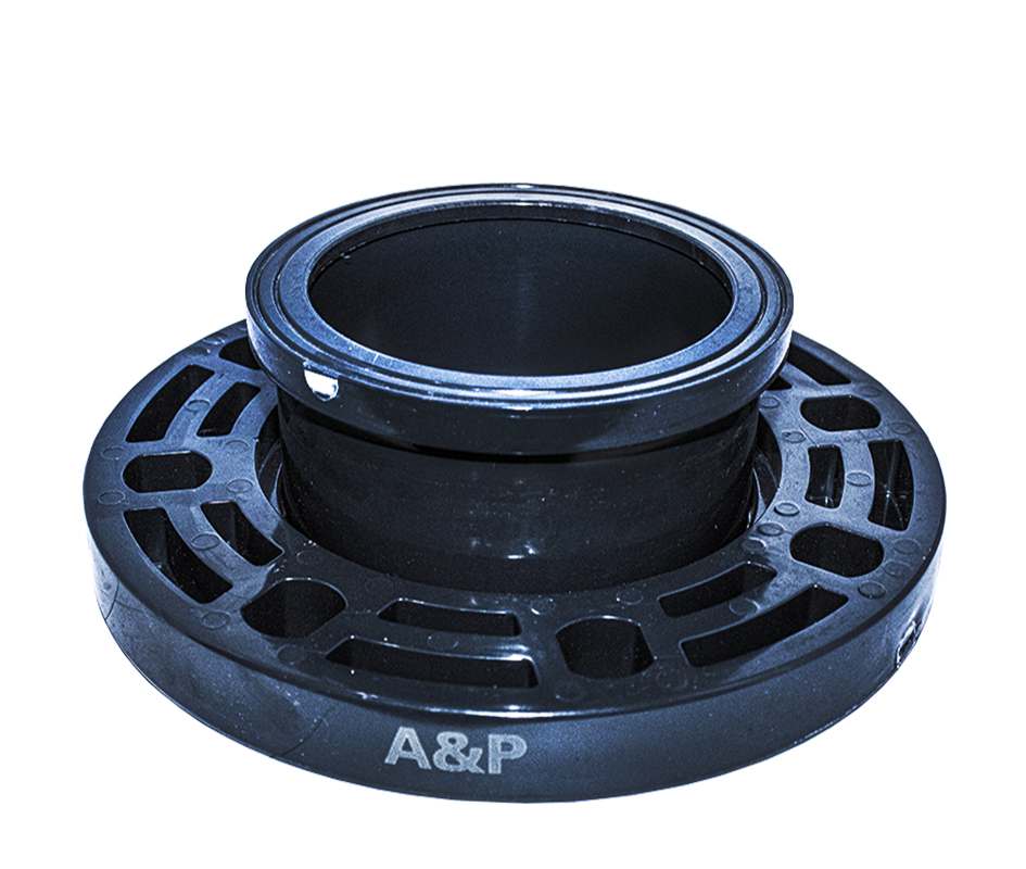 Brida Loca Pvc Presión Color Grey Dark 90mm