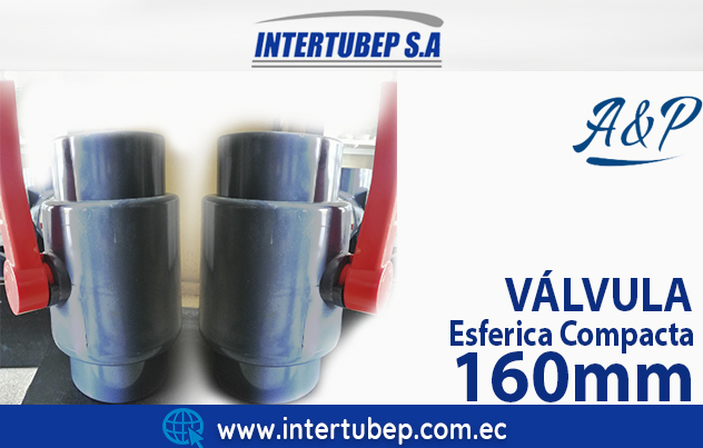 Válvula Esferica Pvc Una Unión  Esferica Pvc 1 Universal 110mm A&p